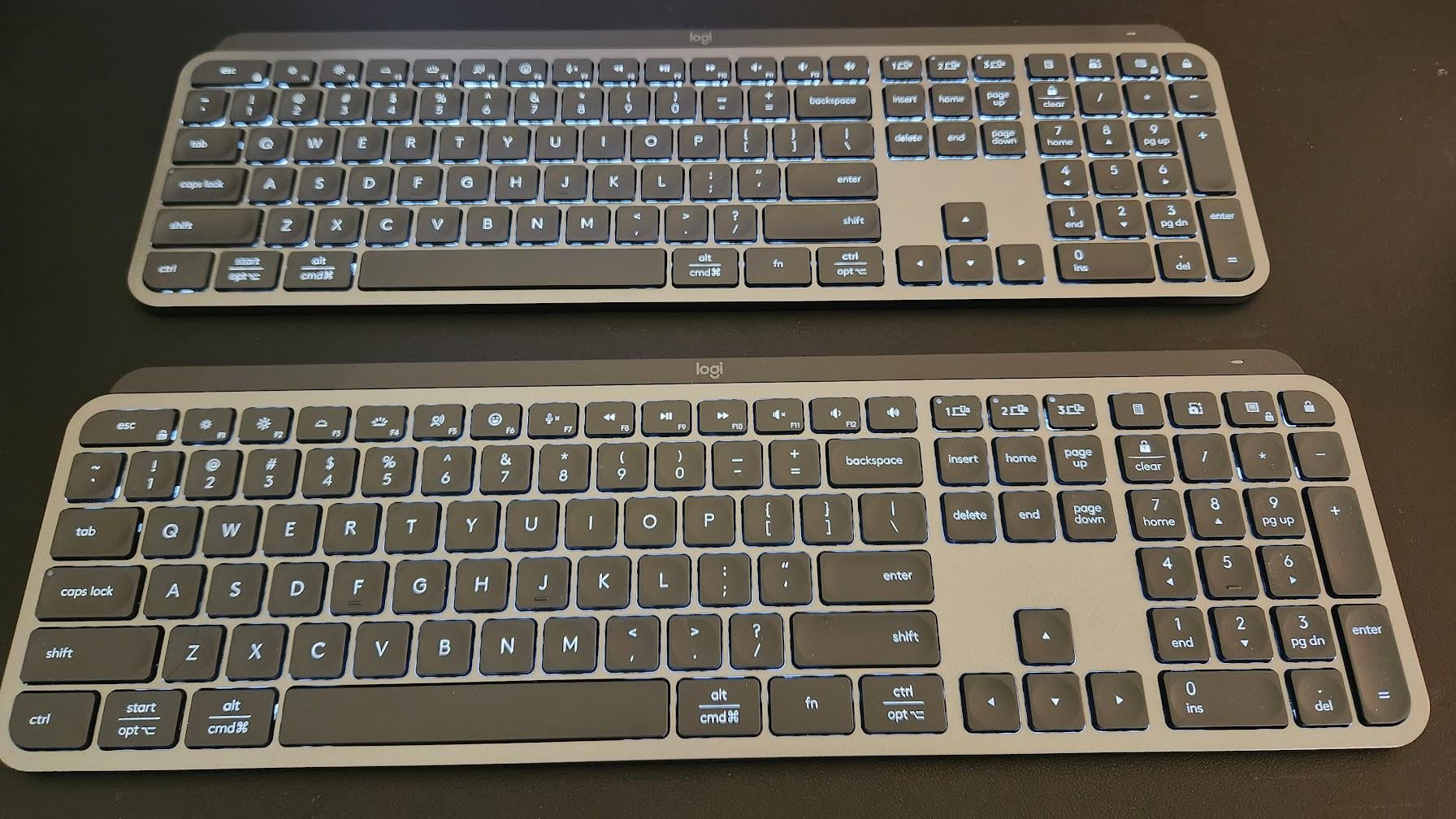 Logitech MX Keys Advanced - In Use